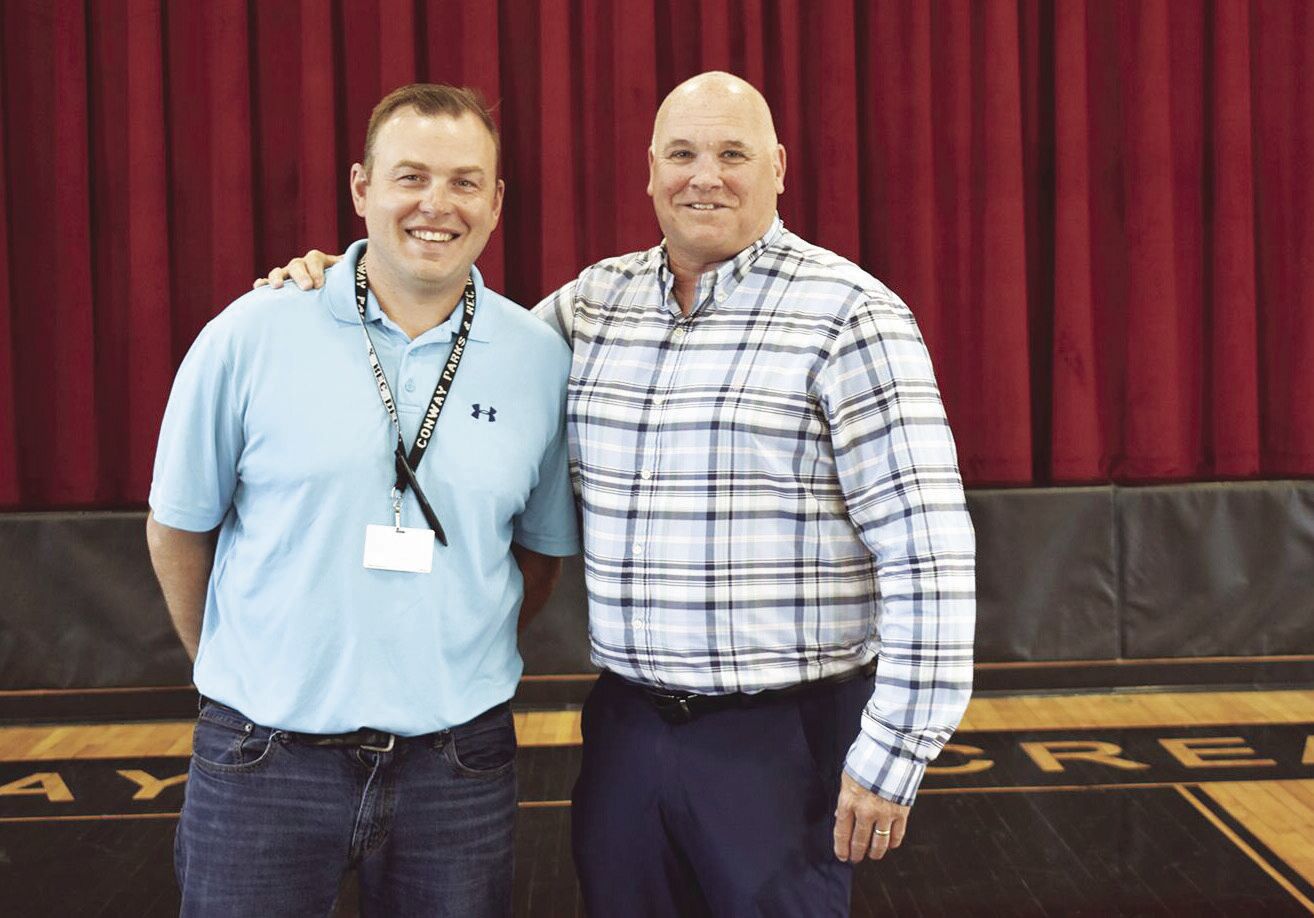 Leadership baton passed at Conway Rec